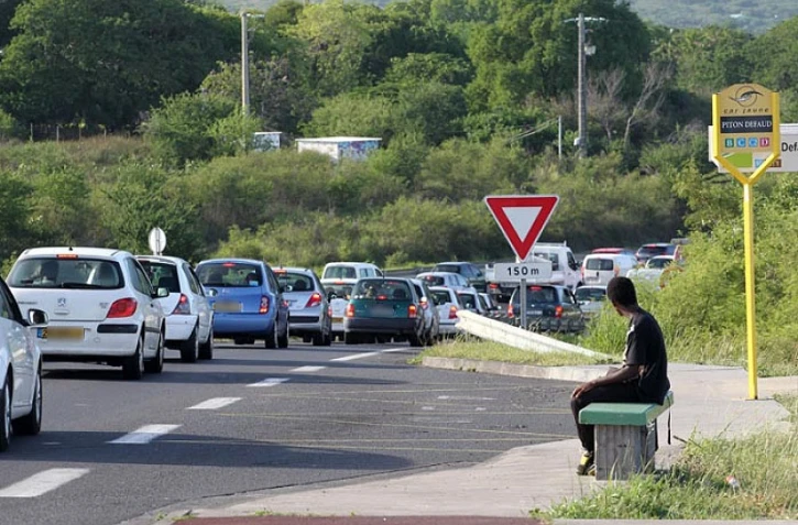 embouteillage route du littoral
