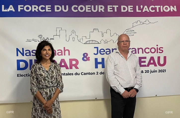 Nassimah Dindar et Jean Francois Hoareau