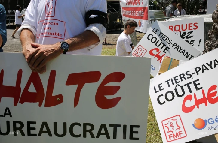Manifestation des professionnels de santé