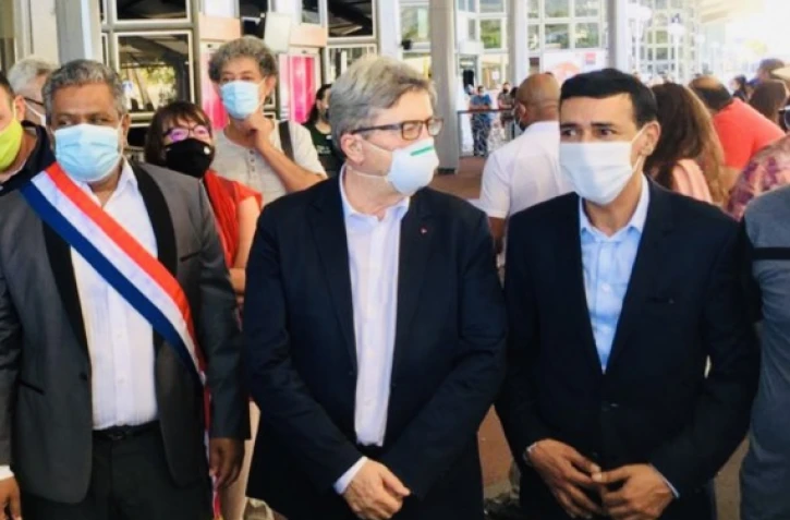 jean-luc mélenchon à La Réunion