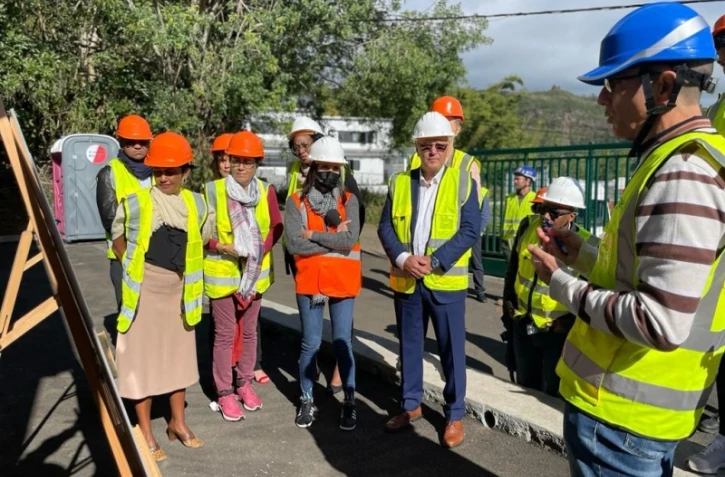 Cinor : une nouvelle usine de traitement d'eau potable à Bois de Nèfles