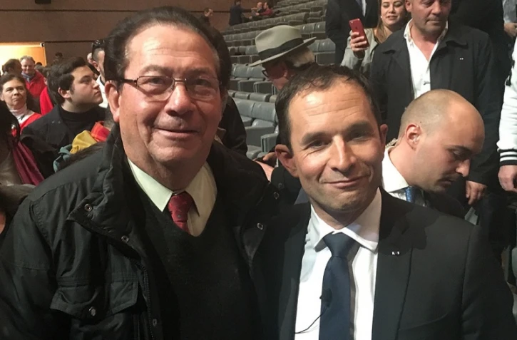 claude hoareau  et benoit Hamon 