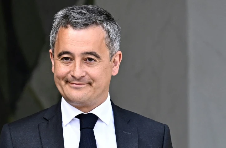 Le ministre de l'Intérieur Gérald Darmanin à la sortie de l'Elysée, le 12 juin 2024 à Paris