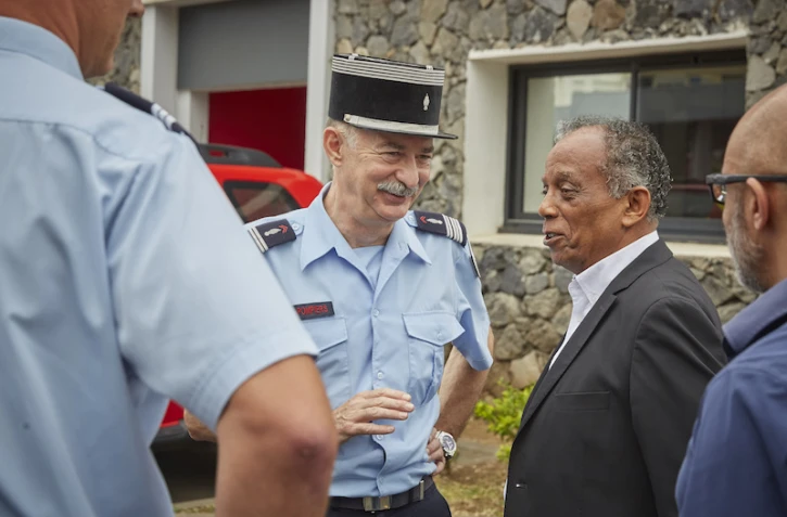 Gilbert Annette a rencontré le nouveau directeur du SDIS