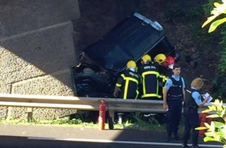 accident 2X2 voies ste suzanne