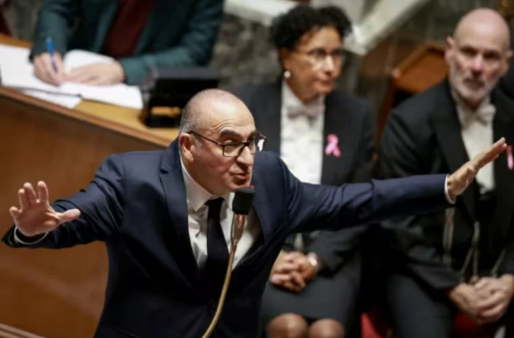 Le ministre de l'Intérieur Laurent Nuñez lors d'une séance de questions au gouvernement à l'Assemblée nationale, le 20 octobre 2026 à Paris ( AFP / Kenzo TRIBOUILLARD )
