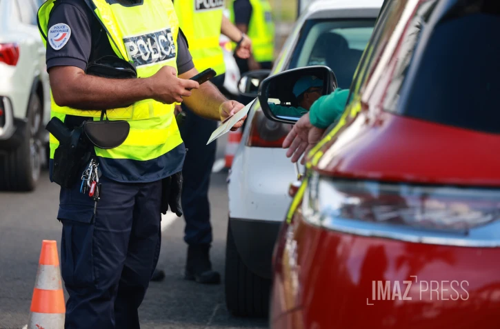 controle routier à gillot