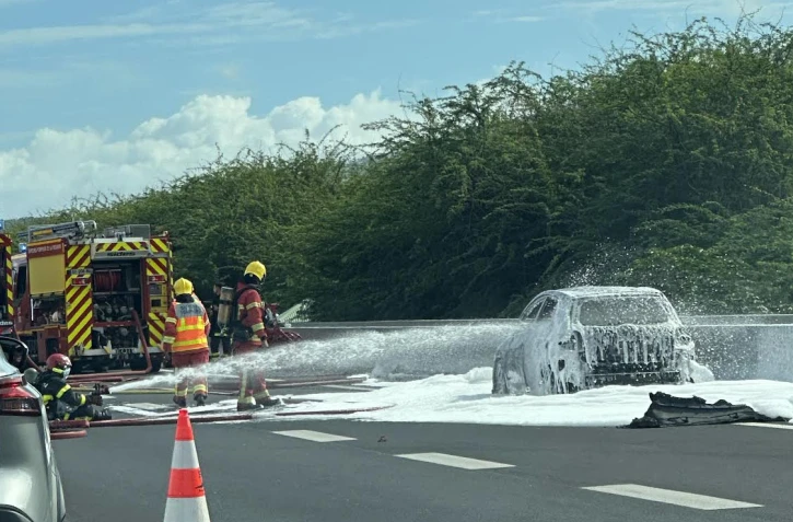 Voiture en feu