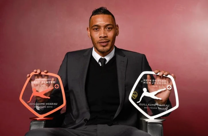Guillaume Hoarau, élu meilleur joueur de Suisse