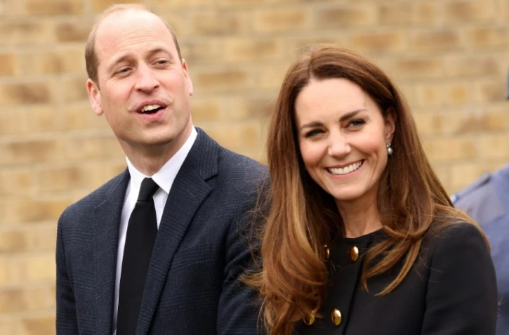 Le prince William et Kate Middleton, respectivement duc et duchesse de Cambridge, le 21 avril 2021 à Londres
