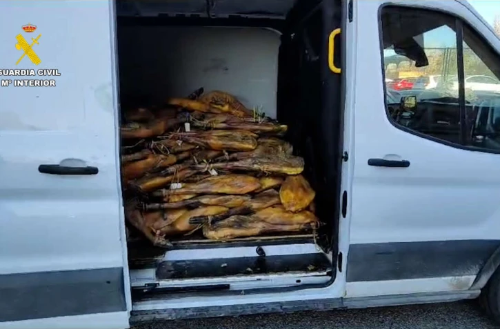 Espagne : la gendarmerie retrouve 200.000 euros de jambons et de saucissons volés