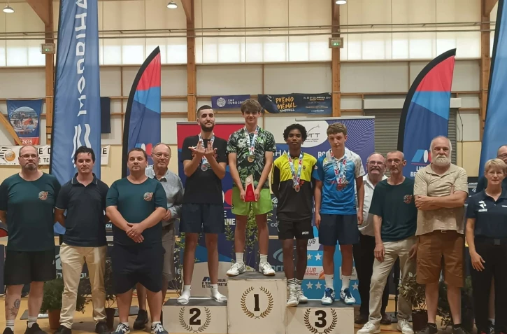 Tennis de table : une deuxième médaille nationale pour Leny Sellier