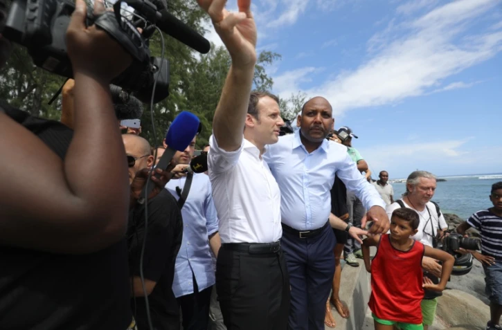 Emmanuel Macron en visite à La Réunion