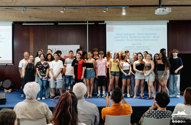 Région Réunion : le "Pri honoré pou lékol" met à l'honneur le créole