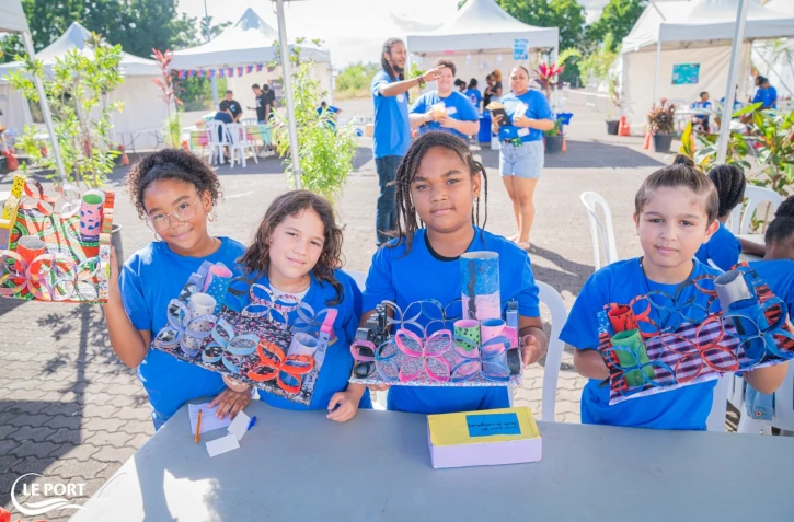 Le Port : plus de 200 enfants participent au Grand Marché des Petits Créateurs 