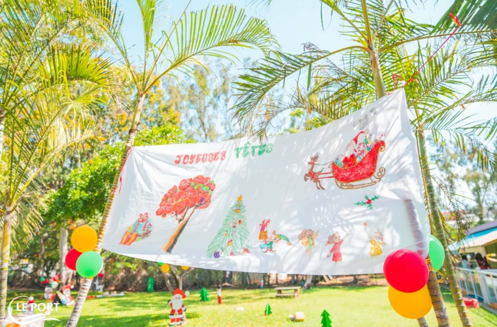 Le Port :  la crèche Ineslle Amelin a organisé une fête en vue de Noël 