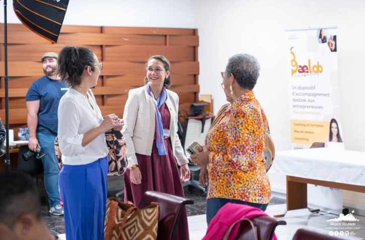 La Région réunion soutient l'entrepreneuriat féminin