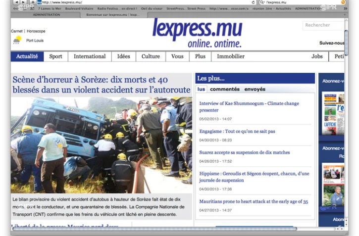 L\'Express de Maurice