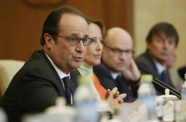 François Hollande le 3 novembre 2015 à Pékin