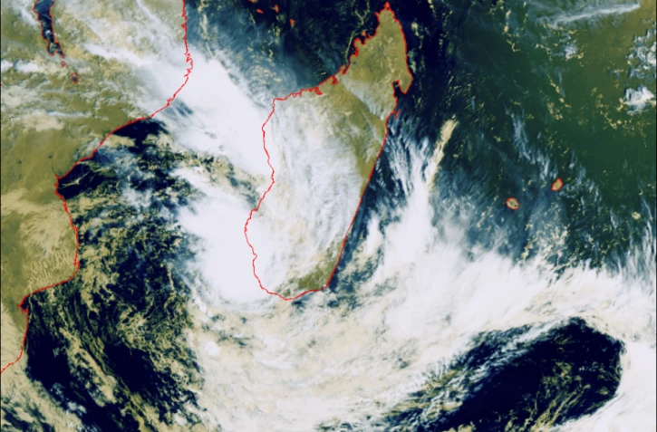 Baptisée Eketsang, la tempête tropicale modérée se trouve à 1325 km de La Réunion