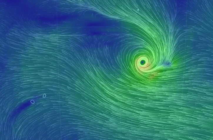 Devenue forte tempête tropicale, Haleh se trouve à 2065 km de La Réunion