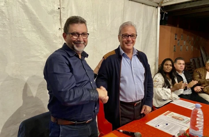 Sainte-Suzanne : Patrick Lebreton apporte son soutien Ă Maurice Gironcel