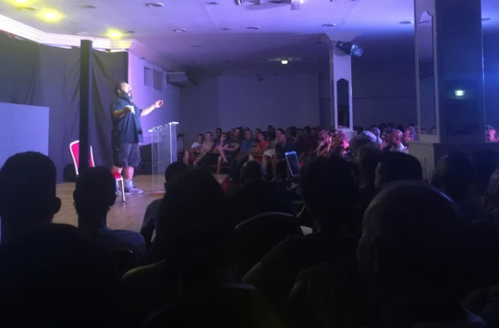 Dieudonné en spectacle à la Salle Candin
