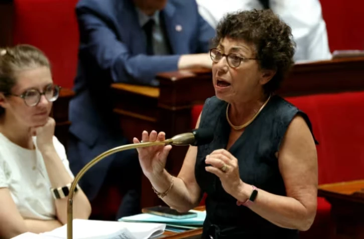 La ministre de la Transition écologique, Monique Barbut, à l'Assemblée nationale, le 24 juin 2026 à Paris ( AFP / Thomas SAMSON )