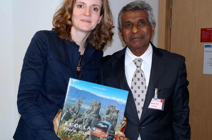 Joseph Sinimalé et Nathalie  Kosciusko-Morizet 
