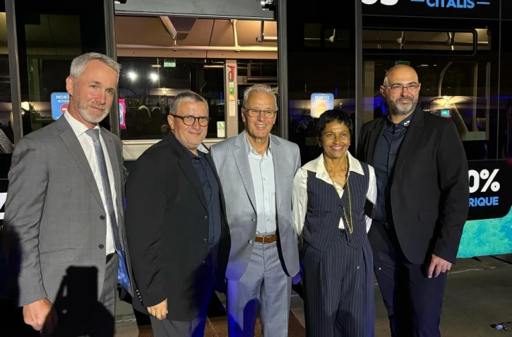 Sodiparc : inauguration du premier bus 100% électrique