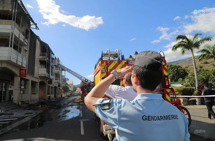 Incendie à Saint-Leu