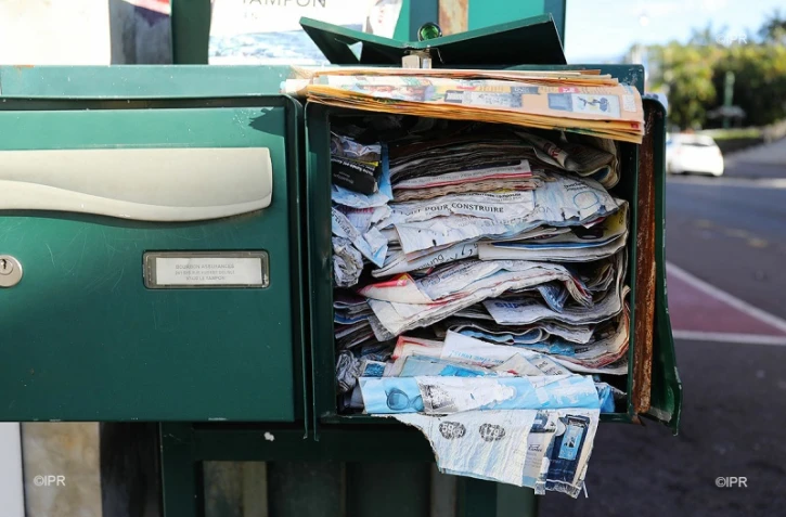 publicité dans les boites aux lettres 