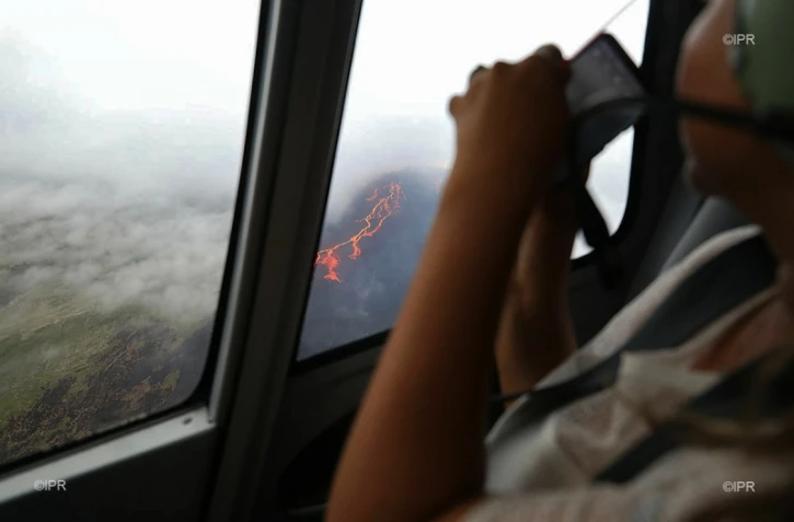 Volcan, Piton de la Fournaise, nouvelles fissures, survol, 20 mars 2019, lave, éruption 