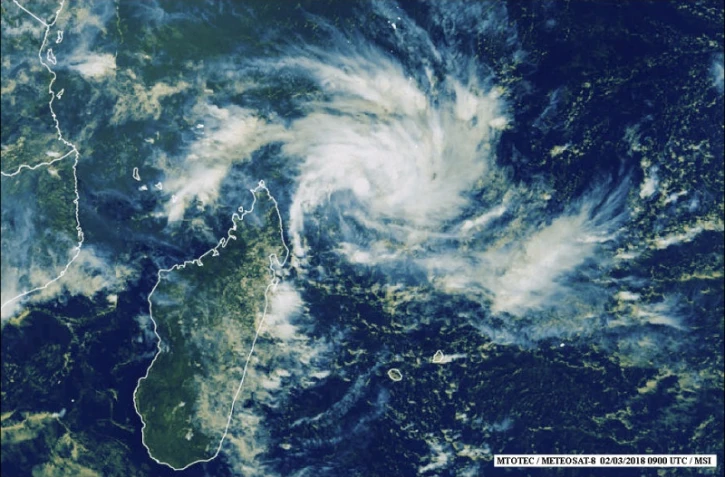 pérturbation tropical mars 2018