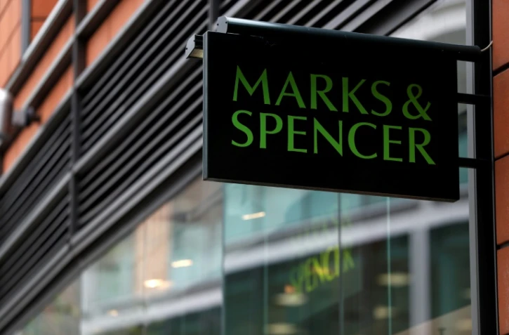 Une enseigne Marks & Spencer Ă Londres le 8 novembre 2016