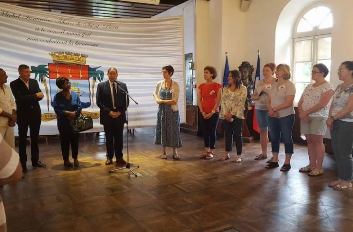 Le député David Lorion rencontre des professeurs étrangers