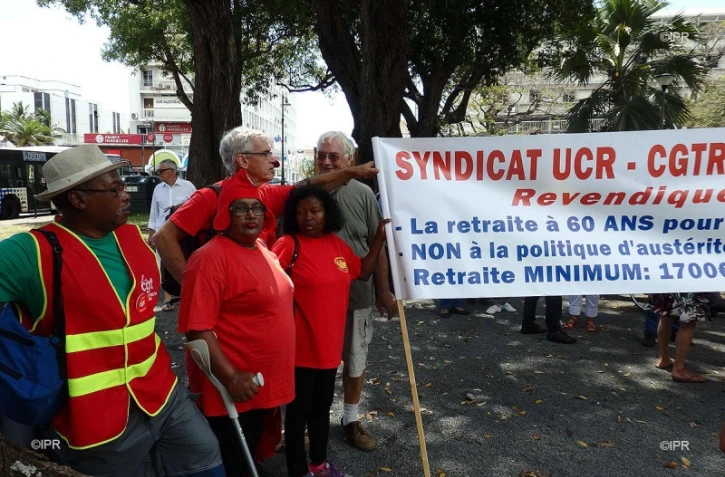 Manifestation retraités préfecture 28 septembre 2017 