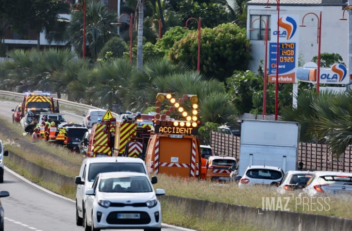 Carambolage route du littoral