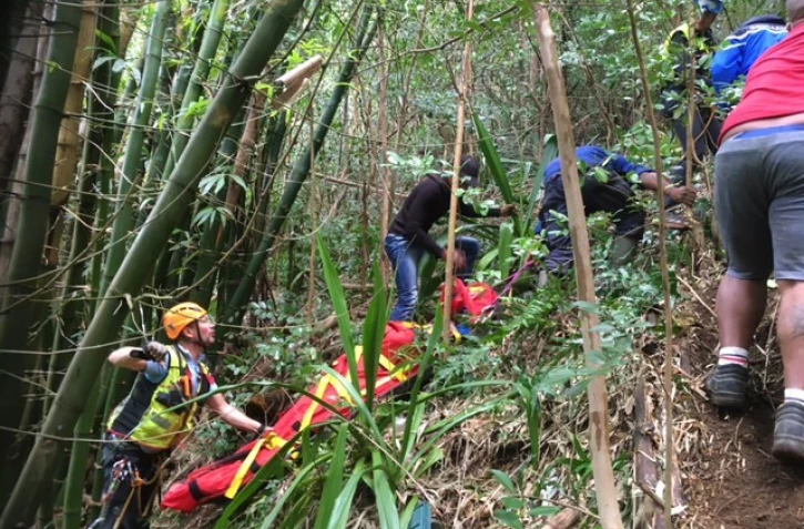 Sainte-Marie : une gramoun de 71 secourue après être tombée dans une ravine gendarmerie