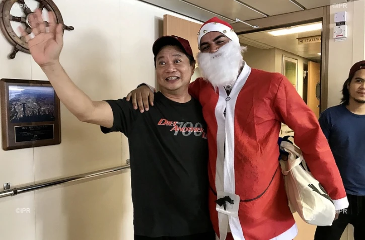 Les marins aussi ont droit à leur cadeau de Noël