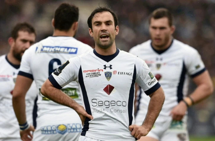 Le Clermontois Morgan Parra lors du match de Coupe d'Europe contre Bordeaux-Bègles, le 15 janvier 2017 au stade Chaban-Delmas