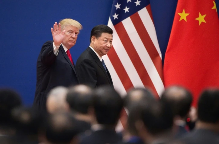 Le président américain Donald Trump et son homologue américain Xi Jinping à Pékin, le 9 novembre 2017