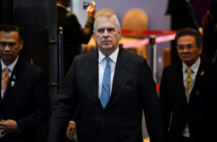 Le prince Andrew Ă Bangkok le 3 novembre 2019