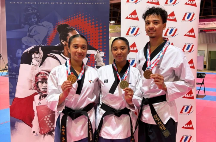 Taekwondo universitaire : une Réunionnaise sacrée championne de France en poumsae