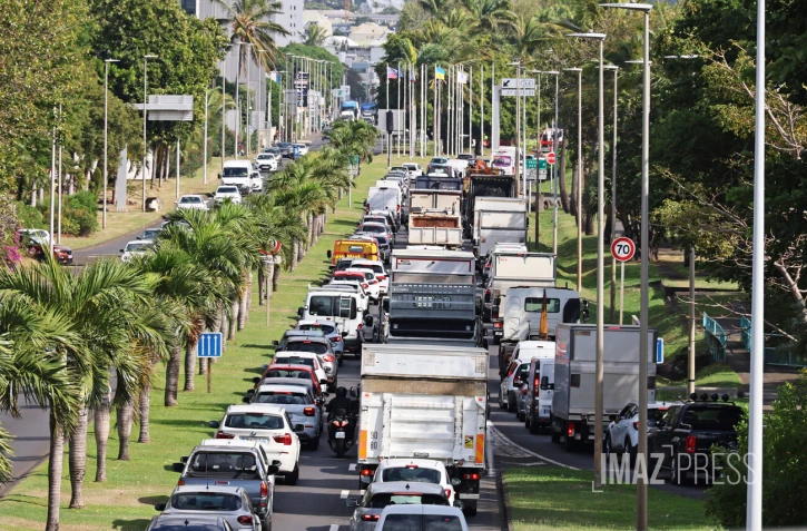 embouteillage entrée Est
