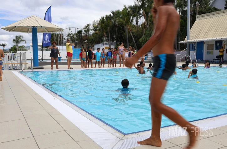 inauguration de la piscine du moufia 