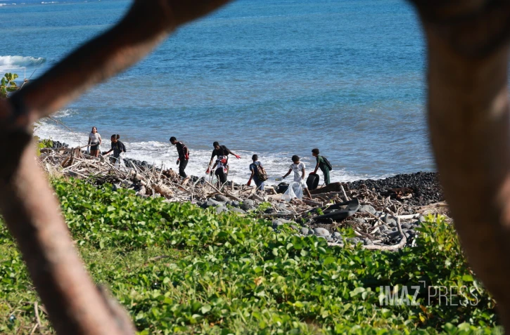 ramassage déchets après le cyclone 