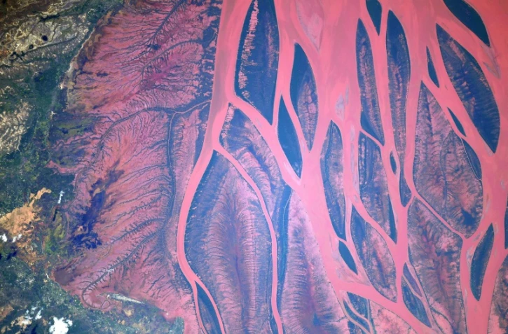 thomas pesquet survole madagascar Betsiboka