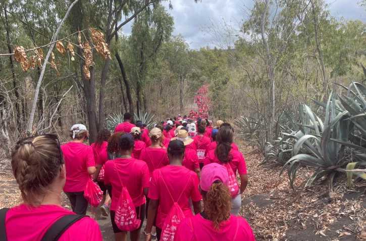 Odysséa : la vague rose déferle dans la forêt de l'Etang-Salé contre le cancer du sein