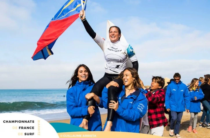 Cannelle Bulard, championne de France à Biarritz